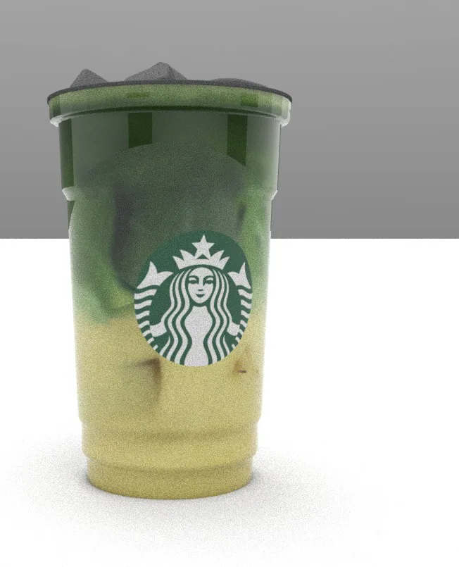 Cup object render check