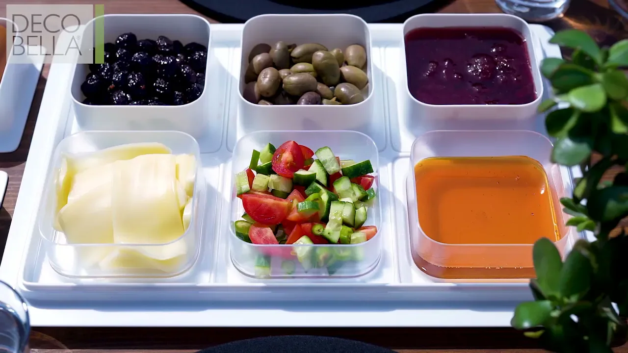 Product frame from the official DecoBella breakfast set campaign film