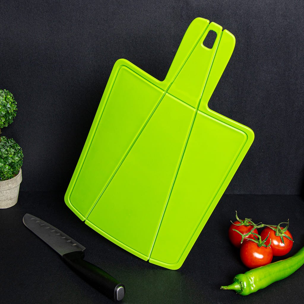 Produced folding DecoBella cutting board