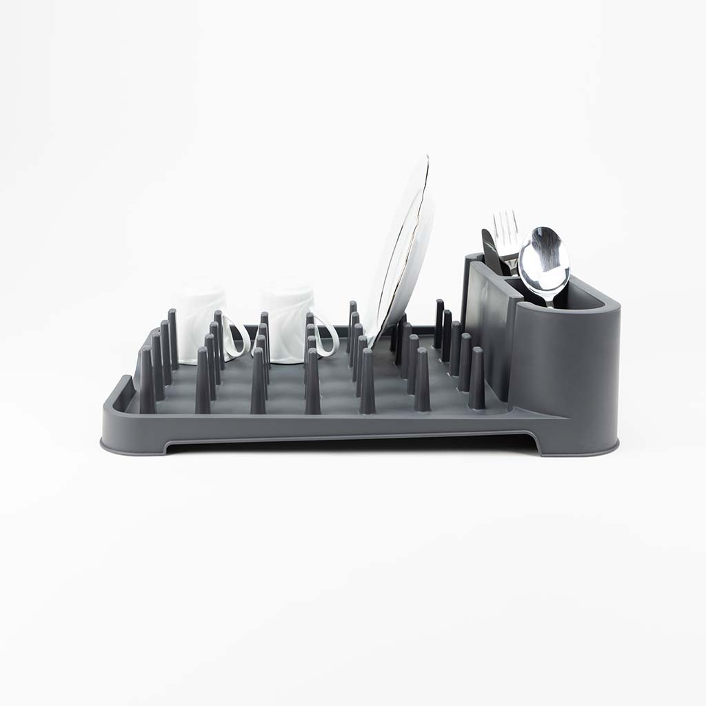 Produced DecoBella dish rack, side view