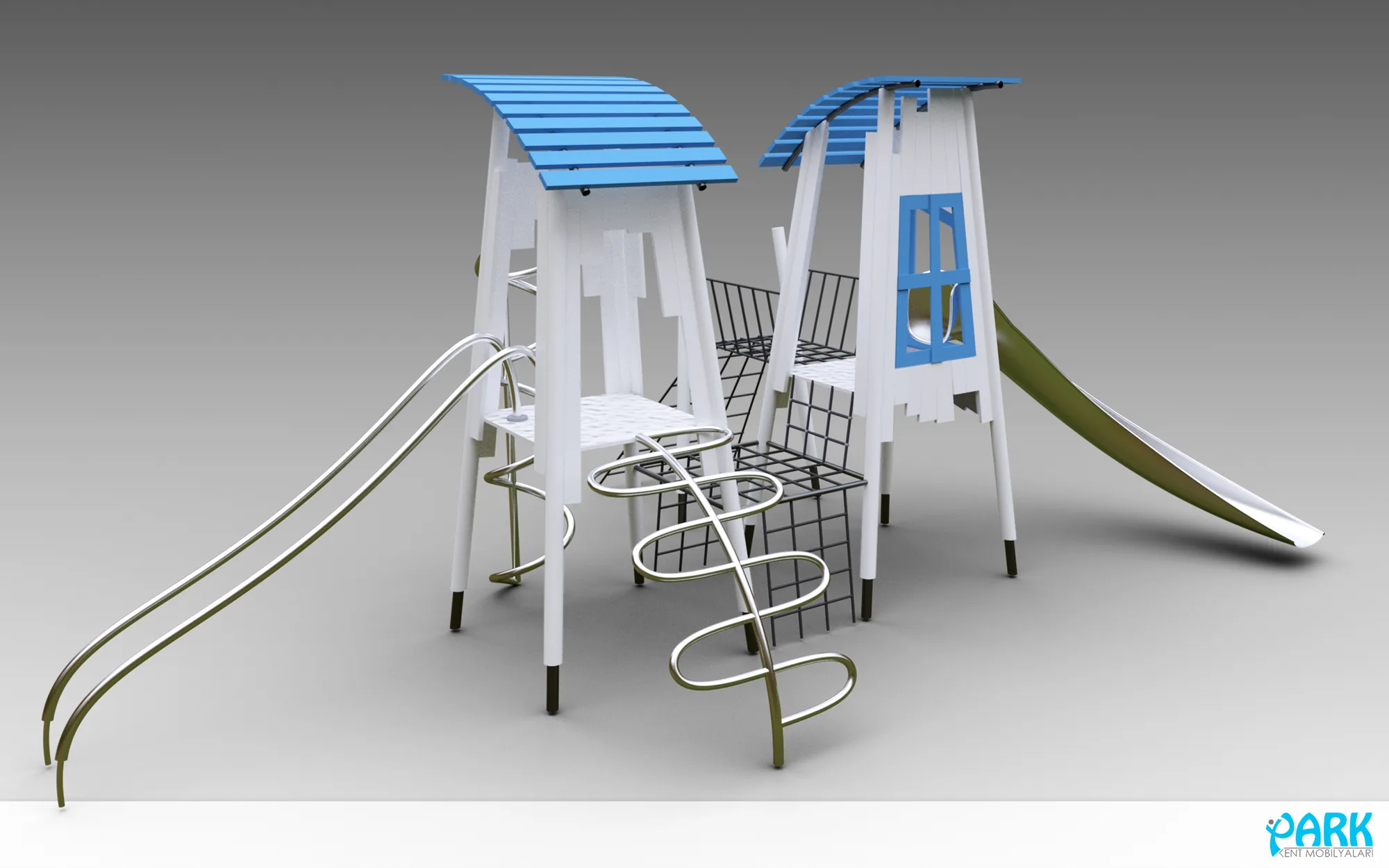 Bodrum play-system product render on white