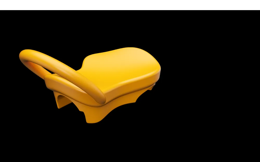 Park seating component design