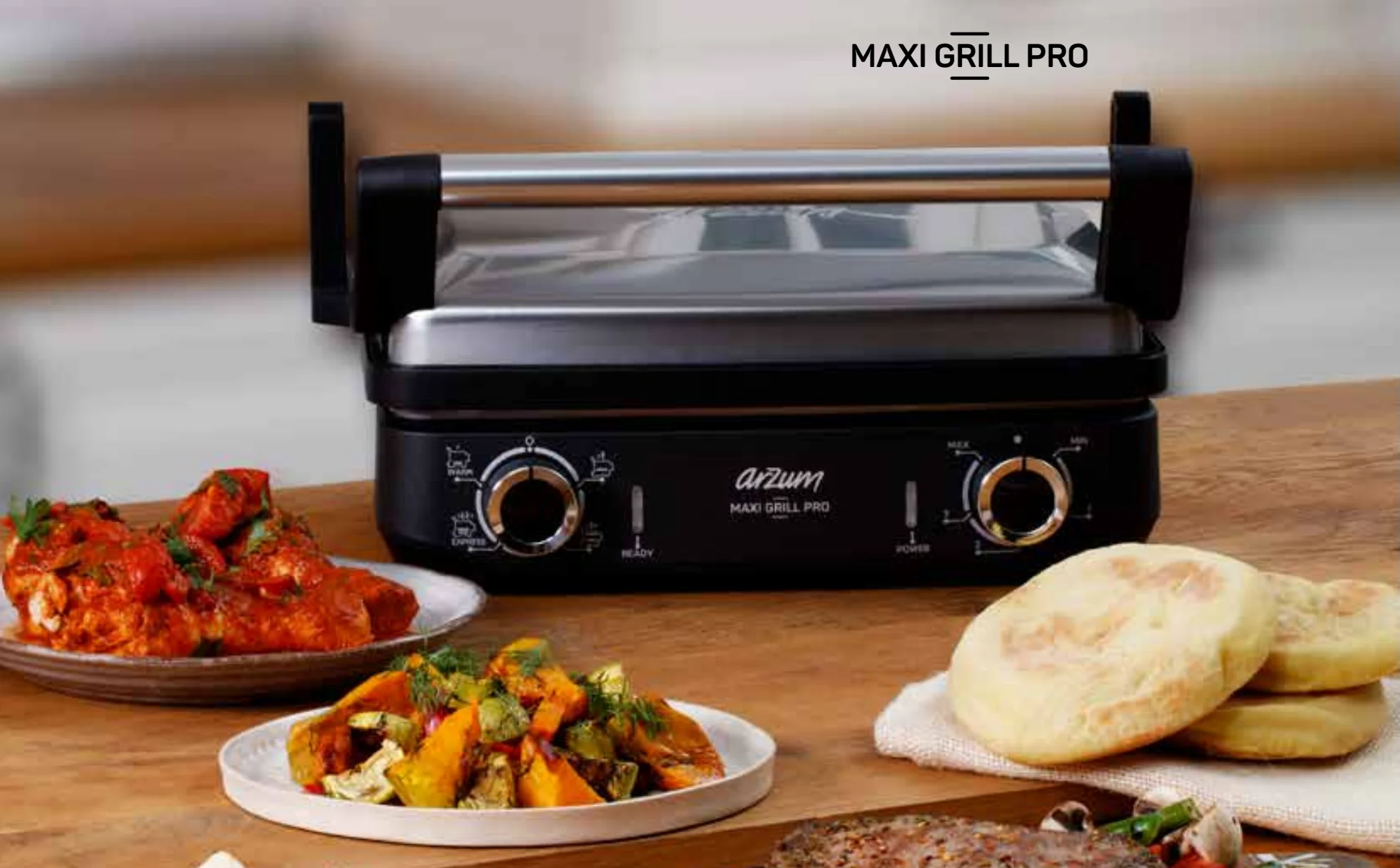 Manufactured Arzum AR2048 Maxi Grill Pro in use