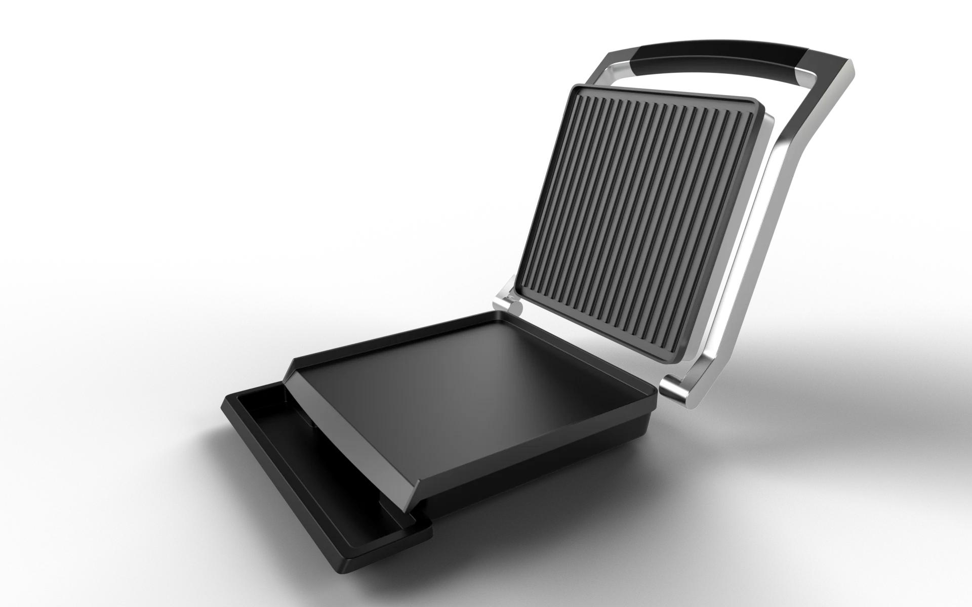Plate, flow and grease tray · variant 1