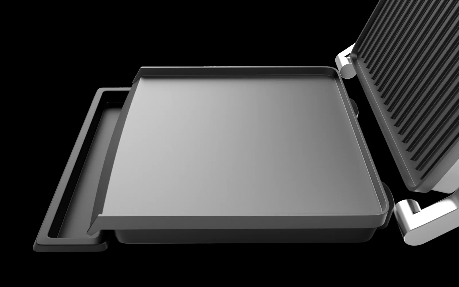 Plate, flow and grease tray · variant 3